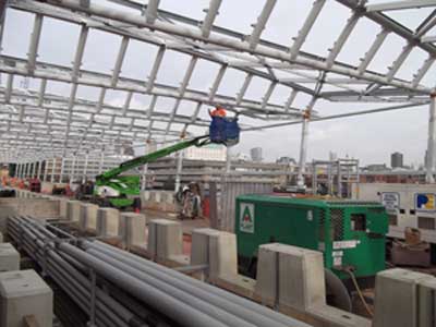 Safety Net Services at the Blackfriars Bridge, London