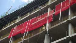 Lifting Safety Net Fans